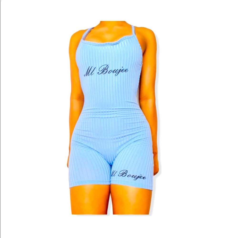 Customize Ml Boujee Backless Skinny Romper